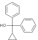 Cyclopropyl diphenyl carbinol