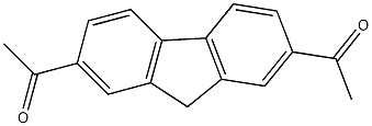 2,7-二乙酰基芴结构式