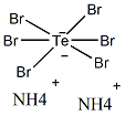 六溴碲酸铵(IV)结构式