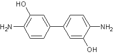 3,3'-二羟基联苯胺结构式