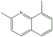 2,8-二甲基喹啉结构式
