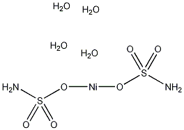氨基磺酸镍(Ⅱ)四水结构式