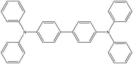 N,N,N',N'-四苯基对二氨基联苯结构式