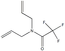 N,N-二烯丙基-2,2,2-三氟乙酰胺结构式