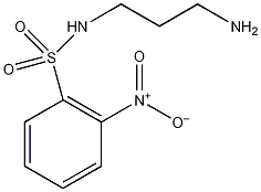 N-(3-氨丙基)-2-硝基苯磺酰胺结构式