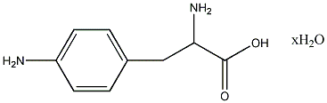对氨基-DL-苯丙氨酸水合物结构式