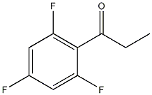 2',4',6'-三氟苯丙酮结构式