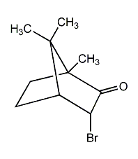 D-溴樟脑结构式
