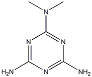 2,4-二氨基-6-二甲胺-1,3,5-三嗪结构式