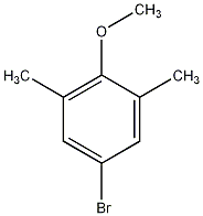 4-溴-2,6-二甲基茴香醚结构式