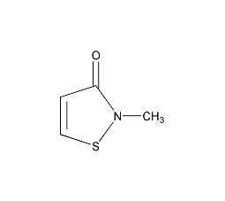 2-甲基-4-异噻唑啉-3-酮结构式
