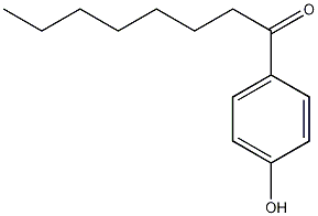 4'-羟基苯辛酮结构式