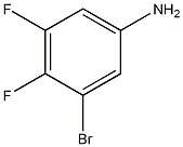 3-溴-4,5-二氟苯胺结构式