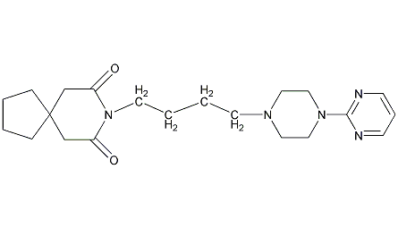丁螺环酮结构式