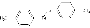 4,4'-二甲基二苯基二碲化物结构式