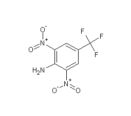 4-氨基-3,5-二硝基三氟甲苯结构式