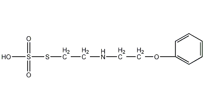 Thiosulfuric acid hydrogen S-[2-[(2-phenoxyethyl)amino]ethyl] ester