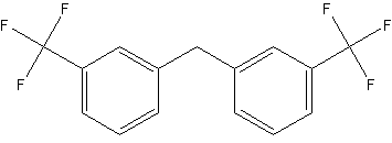 3,3'-双(三氟甲基)二苯基甲烷结构式