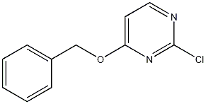 4-苄氧基-2-氯嘧啶结构式