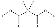 丙二酸-d4结构式