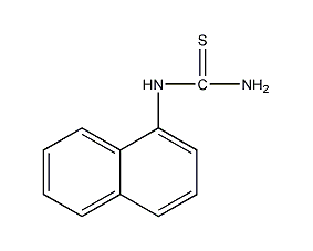1-萘基硫脲结构式
