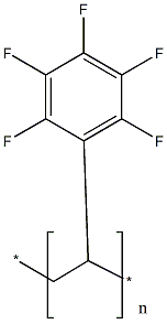 聚(五氟苯乙烯)结构式