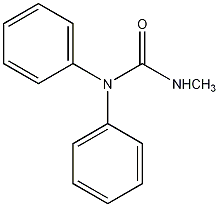 3-甲基-1,1-二苯基脲结构式