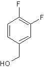 3,4-二氟苯甲醇结构式