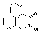 N-羟基-1,8-萘二甲酰胺结构式