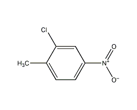 2-氯-4-硝基甲苯结构式