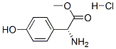 (R)-氨基-(4-羟基苯基)乙酸甲酯盐酸盐结构式