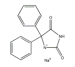 5,5-二苯基乙内酰脲钠盐结构式