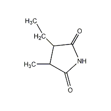 (Z)-2-乙基-3-甲基琥珀酰亚胺结构式