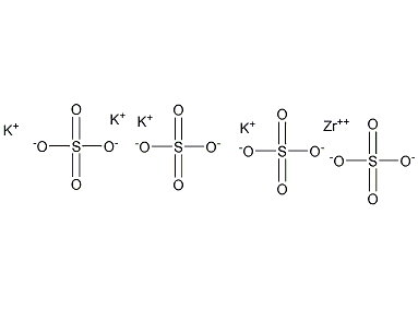三水硫酸锆钾结构式