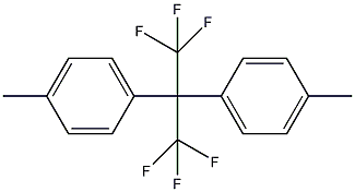 2,2-双(4-甲基苯)六氟丙烷结构式