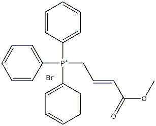 4-(三苯磷基)巴豆酸溴化甲酯结构式