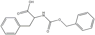 N-苄氧羰基-DL-苯丙氨酸结构式