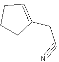 1-环戊烯乙腈结构式