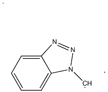 ((苯并三唑-1-基)亚甲基)结构式