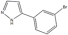3-(3-溴苯基吡唑结构式