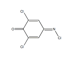 2,6-二氯醌-4-氯亚胺结构式