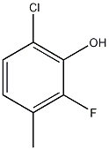 6-氯-2-氟-3-甲基苯酚结构式