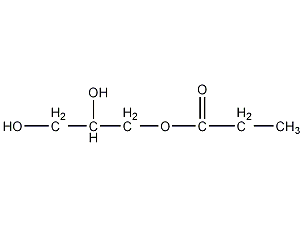 单丙酸甘油酯结构式