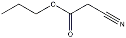 氰乙酸正丙酯结构式