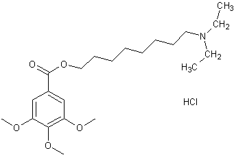 TMB-8盐酸盐结构式