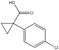 1-(4-氯苯基)环丙烷羧酸结构式