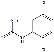 2,5-二氯苯(基)硫脲结构式