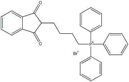 (4-邻苯二甲酰亚胺丁基)三苯基溴化膦结构式