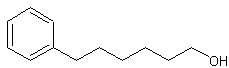 6-苯基-1-己醇结构式