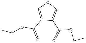 二乙基3,4-呋喃二羧酸酯结构式